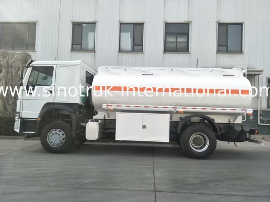 SINOTRUK Howo Semi Truck Tank nhiên liệu 4x2 Lhd Euro2 290hp Trắng